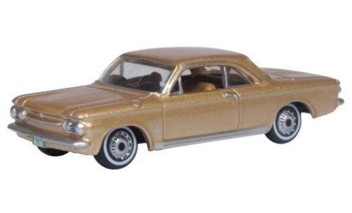 Modelauto Chevrolet Corvair Coupe metallic beige 1963 1/87 Oxford