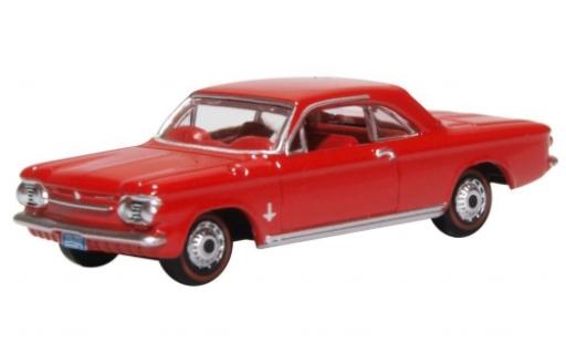 Modelauto Chevrolet Corvair Coupe rood 1963 1/87 Oxford