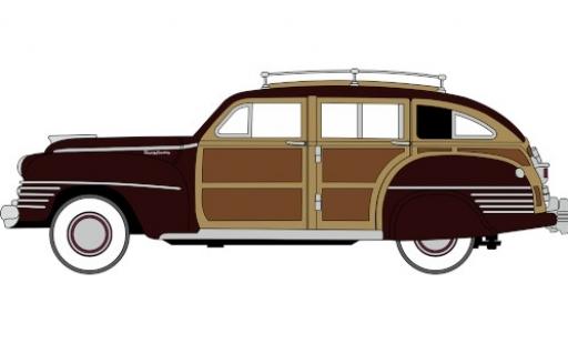 Modelauto Chrysler Town & Country Station Wagon Woody rood/Holzoptik 1942 1/87 Oxford