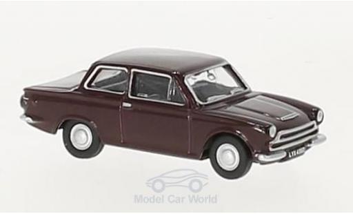 Modelauto Ford Cortina MK1 MKI rood RHD 1/76 Oxford