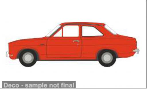 Modelauto Ford Escort MK1 MK I oranje 1/76 Oxford