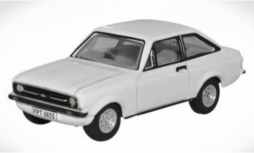 Modelauto Ford Escort Berlina MkII wit RHD 1/76 Oxford