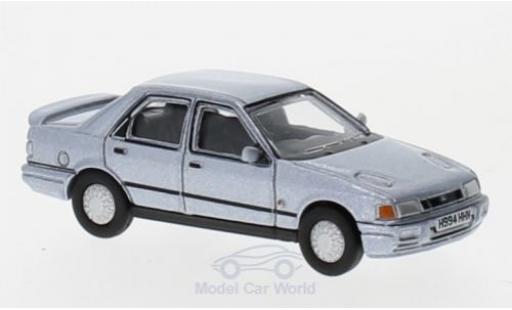 Modelauto Ford Sierra Sapphire metallic blauw 1/76 Oxford