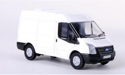 Modelauto Ford Transit Kastenwagen bestelwagen wit RHD 2010 Mittelhochdak 1/76 Oxford