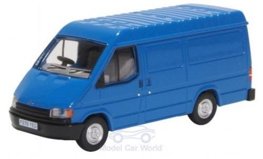 Modelauto Ford Transit Mk3 blauw RHD 1/76 Oxford