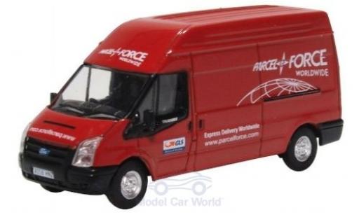 Modelauto Ford Transit Mk5 rood Parcelforce 1/76 Oxford