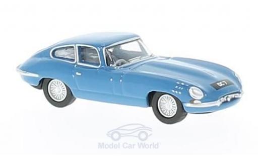Modelauto Jaguar E-Type Coupe blauw Donald Campbell 1/76 Oxford