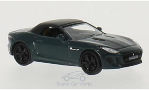 Modelauto Jaguar F-Type Base groen/zwart RHD 1/76 Oxford