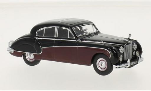 Modelauto Jaguar MK Base IX zwart/rood RHD 1/43 Oxford