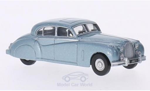 Modelauto Jaguar MK Base MkVII metallic blauw RHD 1/76 Oxford