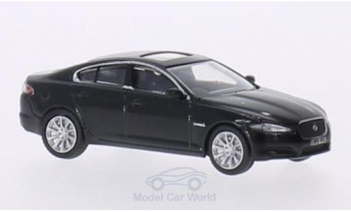 Modelauto Jaguar XF Base metallic zwart RHD 1/76 Oxford