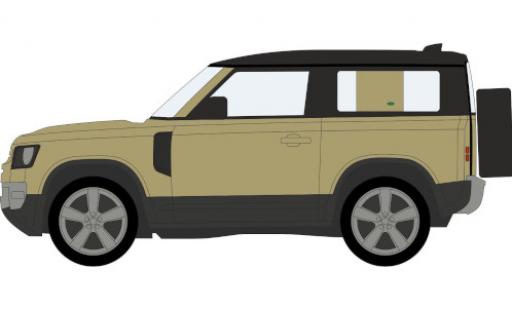 Modelauto Land Rover Defender 90 grijs 1/76 Oxford