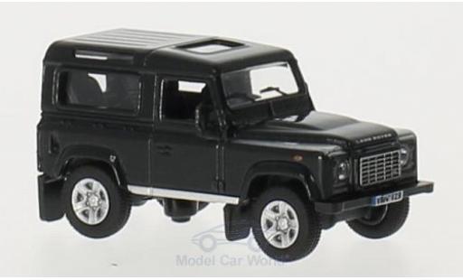 Modelauto Land Rover Defender 90 zwart RHD Station Wagon 1/76 Oxford