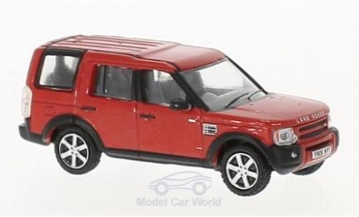 Modelauto Land Rover Discovery Base 3 metallic rood 1/76 Oxford