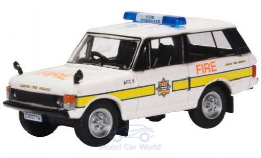 Modelauto Land Rover Range Rover Classic London Fire Brigade 1/76 Oxford