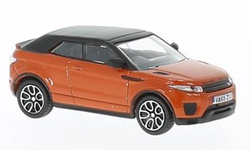 Modelauto Land Rover Range Rover Convertible Evoque Cabriolet oranje RHD 1/76 Oxford