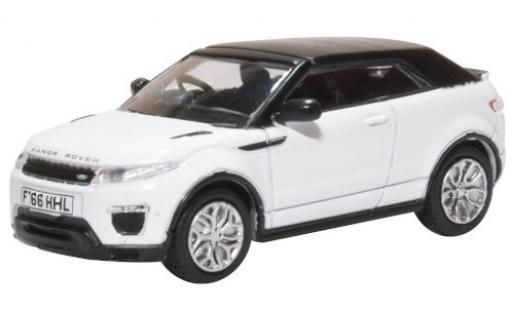 Modelauto Land Rover Range Rover Convertible Evoque Cabriolet wit RHD 1/76 Oxford