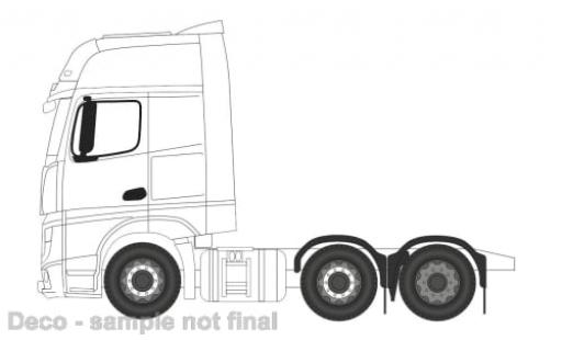 Modelauto Mercedes Actros Base wit 1/76 Oxford