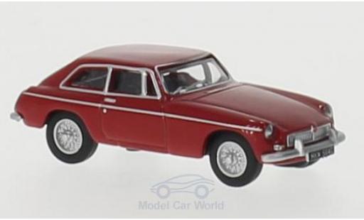 Modelauto MG B GT rood RHD 1/76 Oxford