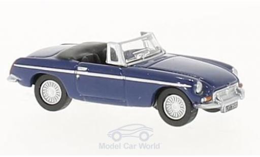 Modelauto MG B Roadster blauw RHD 1/76 Oxford