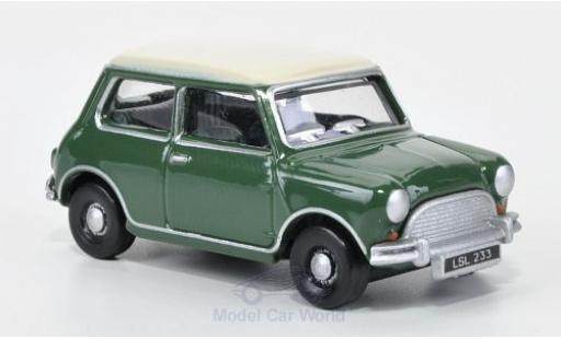 Modelauto Mini Cooper S groen/wit 1965 1/76 Oxford