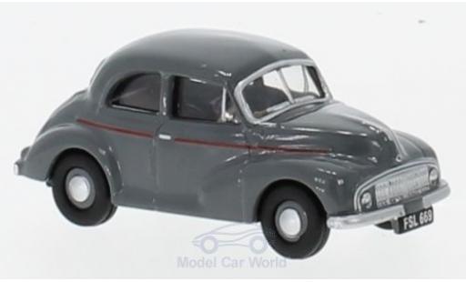 Modelauto Morris Minor Base Saloon grijs 1/76 Oxford