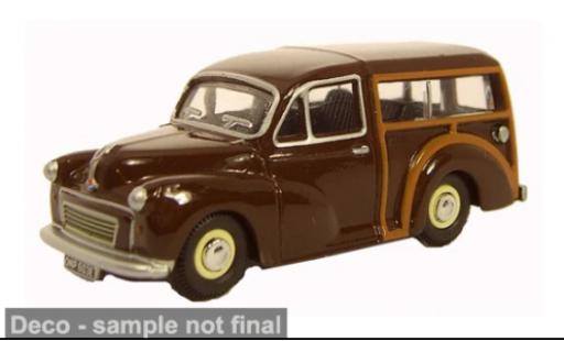 Modelauto Morris Minor Traveller rood 1967 1/76 Oxford