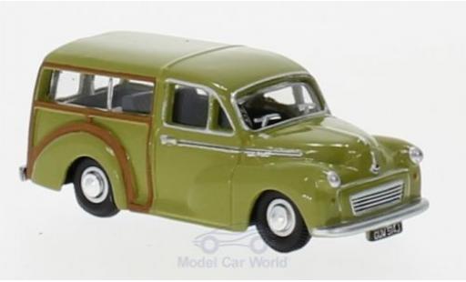 Modelauto Morris Minor Traveller olijfgroen 1/76 Oxford