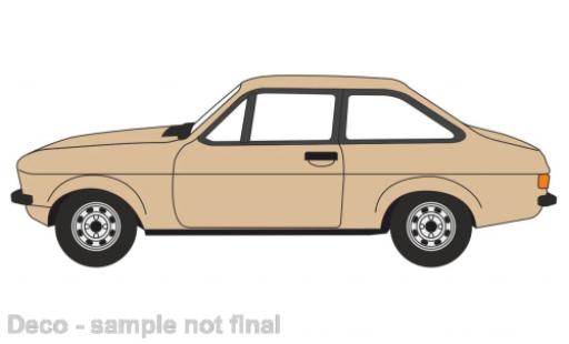 Modelauto Ford Escort Berlina MkII beige 1/76 Oxford