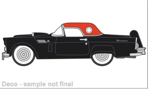 Modelauto Ford Thunderbird Two-Seater zwart/rood 1956 1/87 Oxford