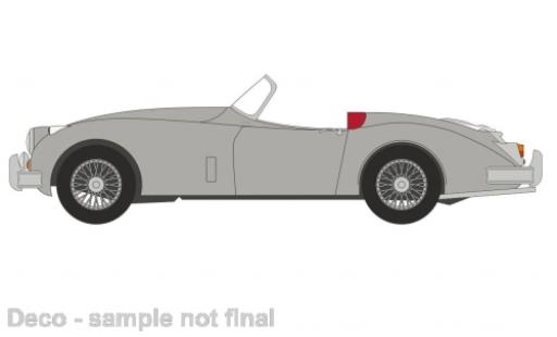 Modelauto Jaguar XK 150 Roadster grijs RHD 1/43 Oxford