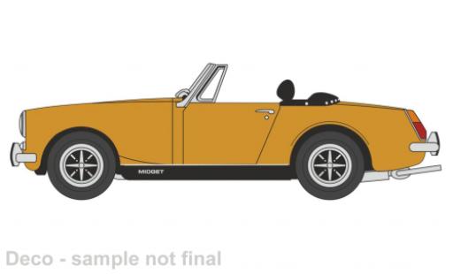 Modelauto MG Midget MkIII geel 1/76 Oxford