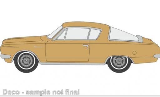 Modelauto Plymouth Barracuda 1965 gold 1/87 Oxford