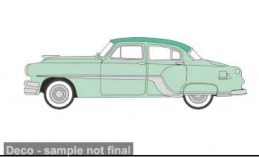 Modelauto Pontiac Chieftain Sedan 4-Door groen/groen 1954 1/87 Oxford