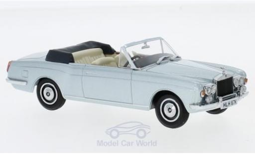 Modelauto Rolls Royce Corniche Convertible Cabriolet metallic blauw RHD 1/43 Oxford