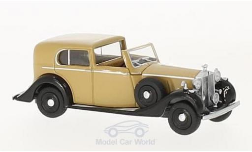 Modelauto Rolls Royce Phantom Base III beige/zwart 1/76 Oxford