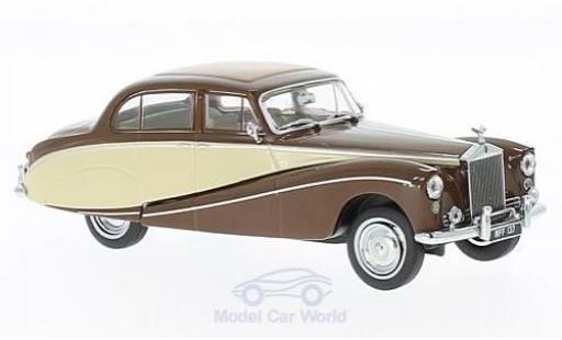 Modelauto Rolls Royce Silver Cloud Hooper Empress bruin/beige RHD 1/43 Oxford