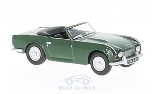 Modelauto Triumph TR4 Base groen 1/76 Oxford