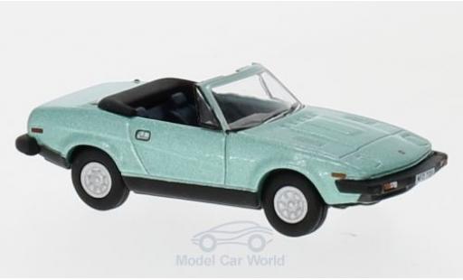 Modelauto Triumph TR7 DHC Cabriolet metallic turquoise 1/76 Oxford