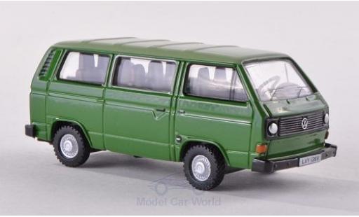 Modelauto Volkswagen T2 Base Bus groen/groen 1/76 Oxford