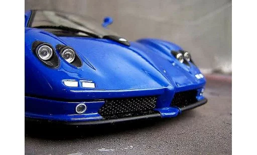 Pagani Zonda C12 1/18 Motormax blauw modelauto