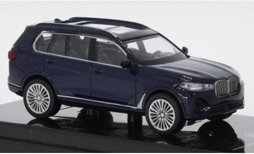 Modelauto Bmw X7 suv (G07) metallic blauw 1/64 Para64