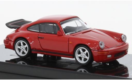 Modelauto Porsche 911 RUF Porsche 911 rood 1987 1/64 Para64