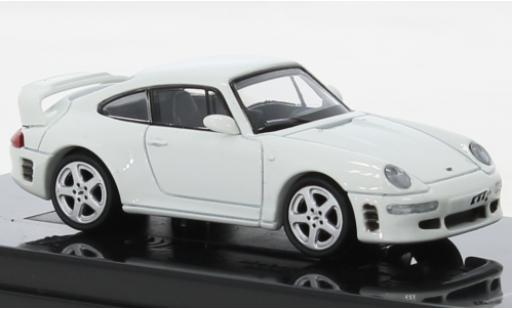 Modelauto Porsche Ruf CTR2 Porsche RUF 2 wit 1995 1/64 Para64