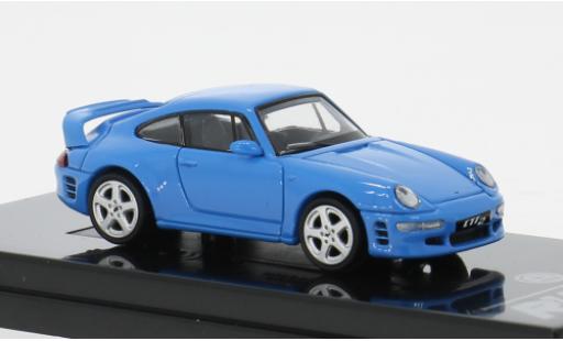 Modelauto Porsche 911 RUF Porsche 911 2 blauw 1995 1/64 Para64