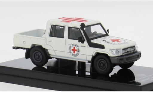 Modelauto Toyota Land Cruiser 70 LC79 wit 2014 1/64 Para64