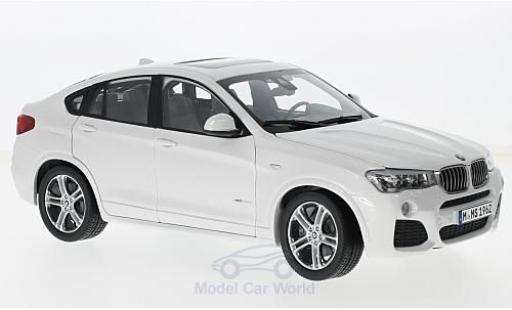 Modelauto Bmw X4 F26 () metallic wit 1/18 Paragon