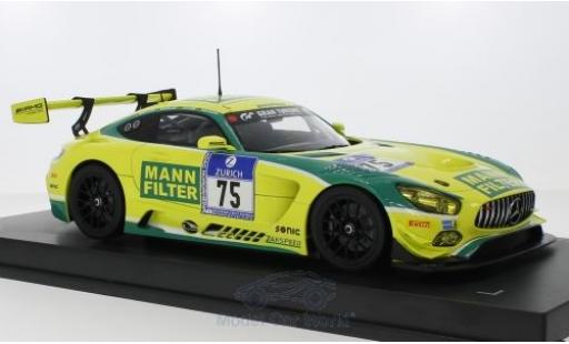 Modelauto Mercedes AMG GT GT3 3 No.75 Mann Filter / Zakspeed Mann Filter 24h N&Atilde;&frac14;rburgring 2016 K.Heyer/L.Ludwig/S.Asch/D.Keilwitz 1/18 Paragon