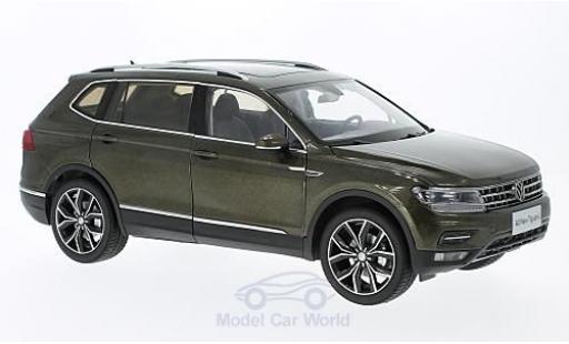 Modelauto Volkswagen Tiguan Base L metallic bruin zonder Vitrine 1/18 Paudi
