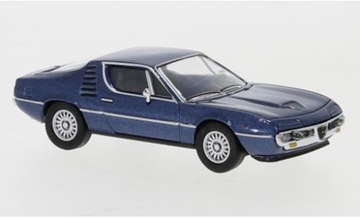 Modelauto Alfa Romeo Montreal gt metallic blauw 1970 1/87 PCX87